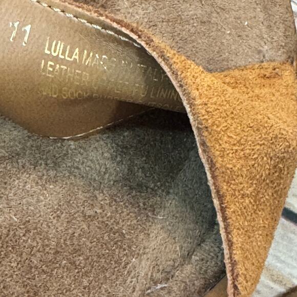 Steve Madden Womens Brown Suede Leather Lulla Open Toe Plat Form Sandals 11 - Picture 9 of 9